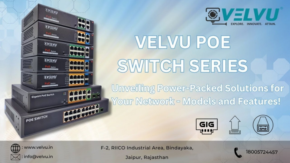 VELVU PoE Switch Series: Unveiling Power-Packed Solutions for Your Network Models and Features! #poe