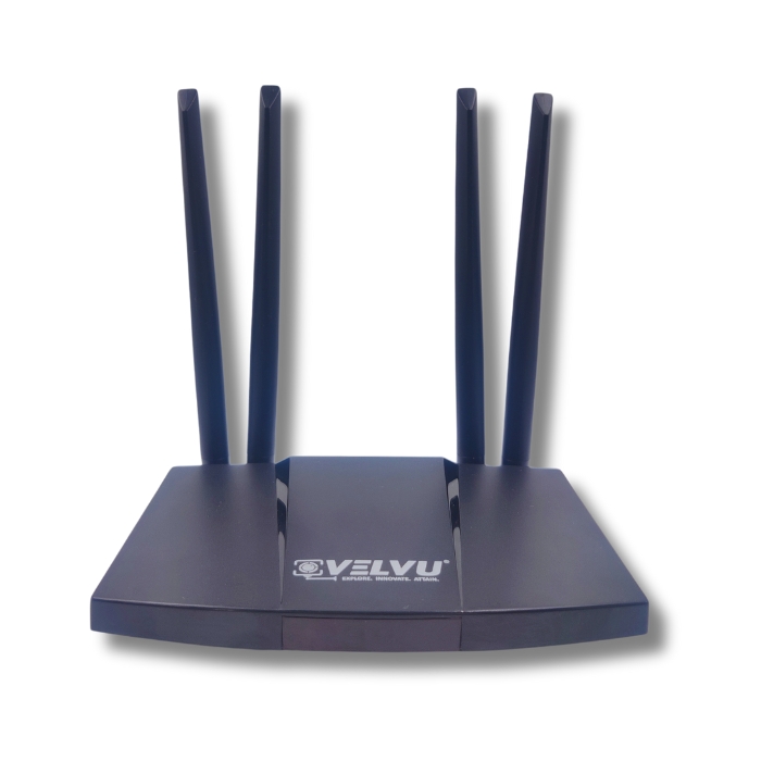 Velvu 5G SIM Support WIFI Router with 2 LAN  Wan Ports and 4 Antennas WRV-800