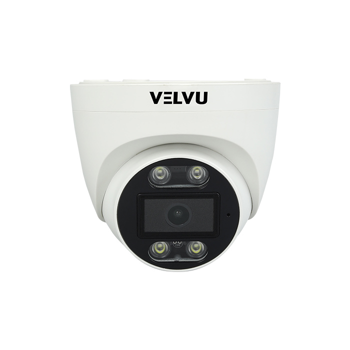 Velvu 2MP IP In-Built Audio and Color Dome Camera ST-VD IP2002DL