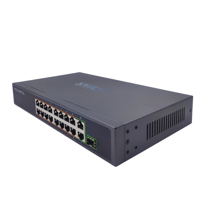 VELVU 16 PORT POE SWITCH WITH 2 GIGA UP-LINK AND 1 SFP ST-POE-3116-G2-S1