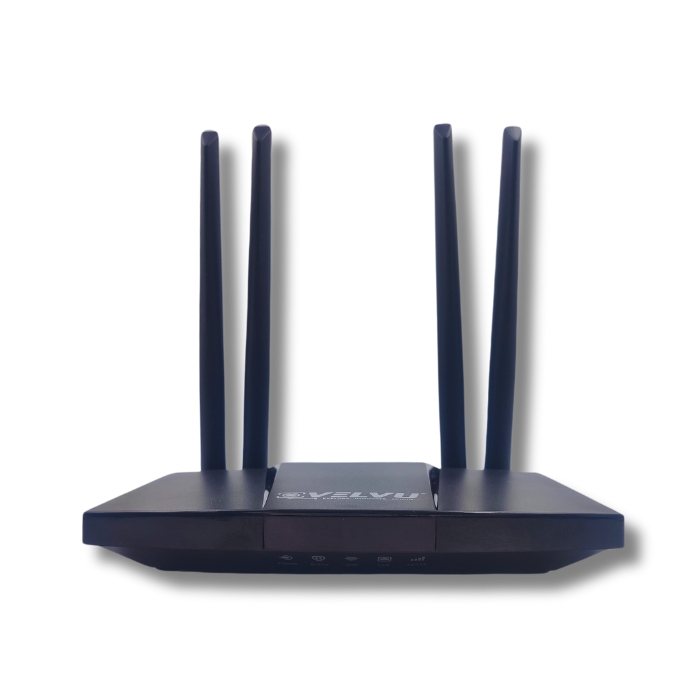 Velvu 5G SIM Support WIFI Router with 2 LAN  Wan Ports and 4 Antennas WRV-800