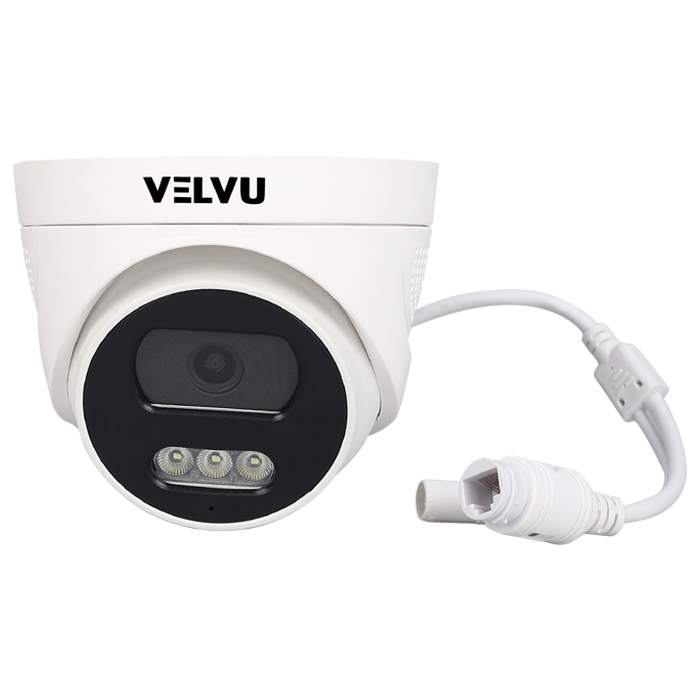 Velvu 6MP IP In-Built Audio and Color Dome Camera ST-VD IP6002DL