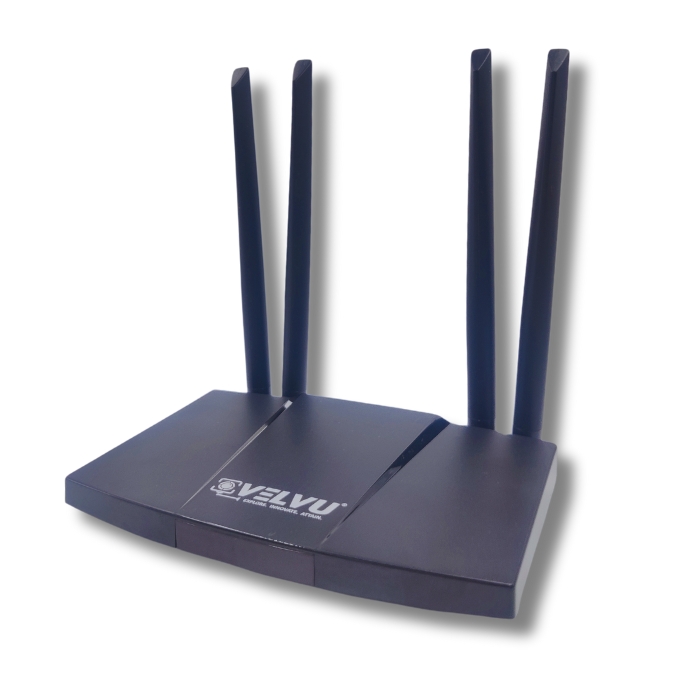 Velvu 5G SIM Support WIFI Router with 2 LAN  Wan Ports and 4 Antennas WRV-800