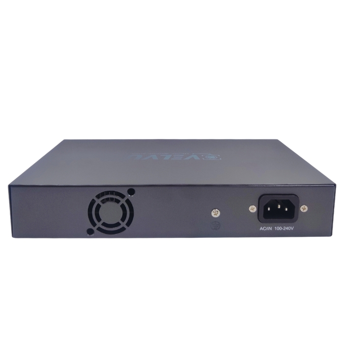 VELVU 8 PORT GIGA POE SWITCH WITH 2 UP-LINK AND 2 SFP ST-POE-5108-G2-S2