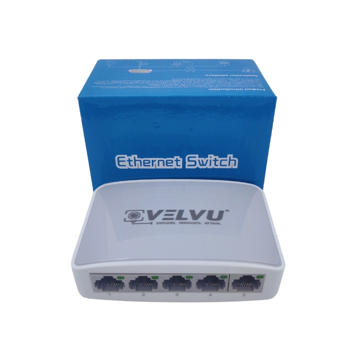 VELVU 5 PORT 10100 NETWORK SWITCH ST-NS-1105