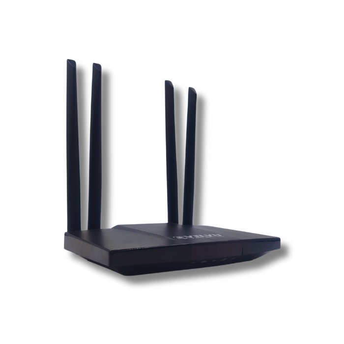 Velvu 5G SIM Support WIFI Router with 2 LAN  Wan Ports and 4 Antennas WRV-800