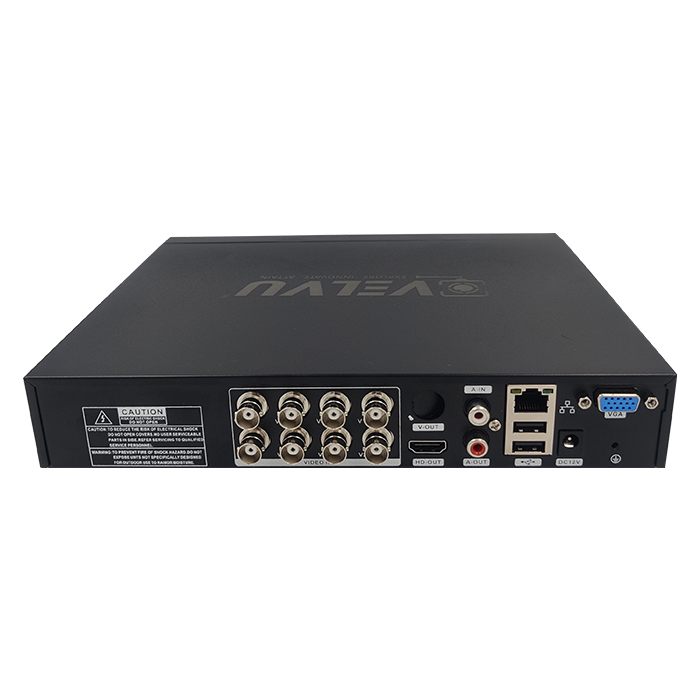 Velvu 5MP 8ch Two Way Audio XVR ST-XVR-5108-T