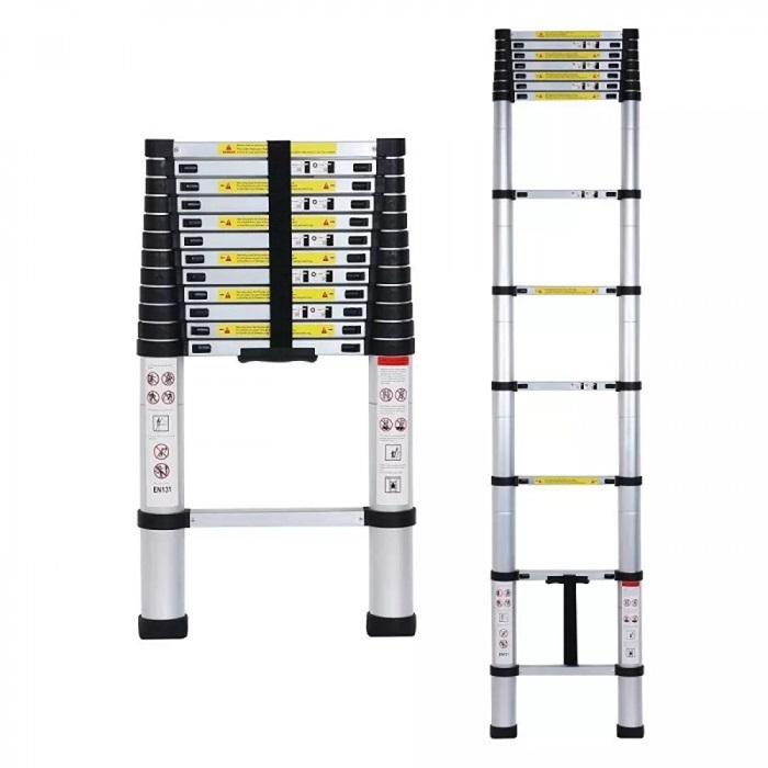 VELVU TELESCOPIC LADDER WITH STABILIZER 44MTR ST-VLR-T440-PS