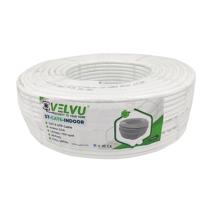 Velvu Indoor CAT-6 CCA Cable ST-CAT6-INDOOR-CCA-100Y