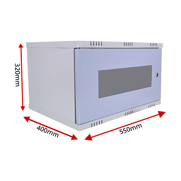 Velvu Metal 6U Rack with Shelf Tray ST-RW-6040S