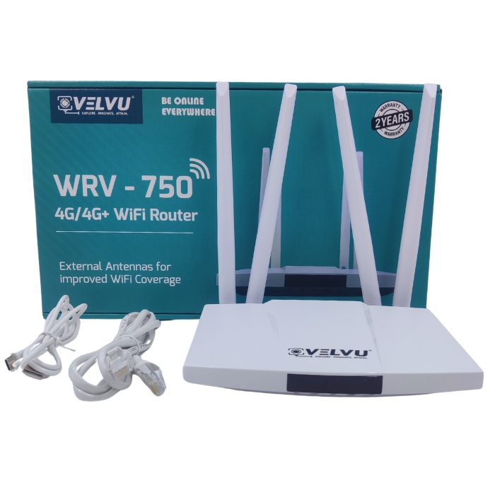 Velvu 5G SIM Support WIFI Router 4 Antenna WRV-750